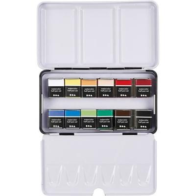 Watercolors - Art Aqua - 12 Colors - High Pigmentation - Bright Colors - Mixed