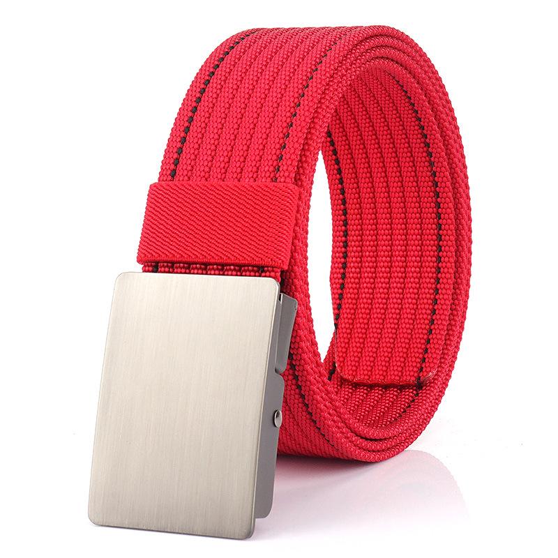 Men's Versatile Canvas Belt - Quick-Drying, Breathable Nylon, Ideal for Casual and Jeans Styles