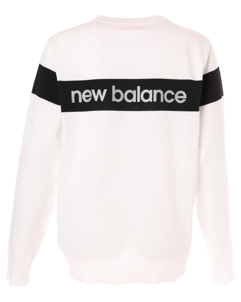 Golf Crew Neck Knit Brand 2 [New Balance] (Stretchable, Logo) / Women's / 012-6270501 030_WHITE [L]
