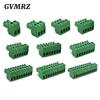 5Set 15EDG KF15EDGRH 3.81mm 2x2 ~ 2X12 pin Double row pluggable terminal block PCB welding plate Plug + Pin Socket