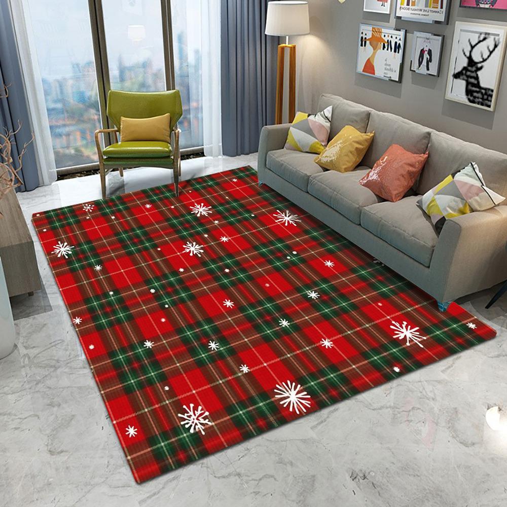 

Christmas Carpet Bedroom Home Door Mat A Living Room Children s Study Pad Absorbent Foot Mat Machine Washable Pad Home Decoratio 50X80CM
