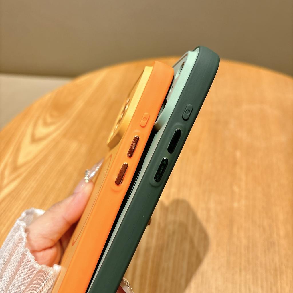 For Magsafe Magnetic Wireless Charging Case For iPhone 17 Air 11 12 13 14 15 16 Pro Max Plus Matte Soft Silicone Shockpoof Cover