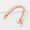 26Cm Pearl Purse Chain Short Handle Replacement Bag Chain Strap Metal Shoulder Chain Handbag Chain Accessories For Purse Bags