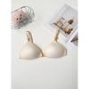 Japanese Girls Plaid Contrasting Color Front Buckle Underwear Women's No Steel Ring Small Breasts Gather and Show Big Upper Support Sub-breasts Bra