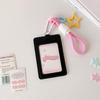 Dopamine Star Card Holder: PU Leather ID and Campus Meal Card Protector