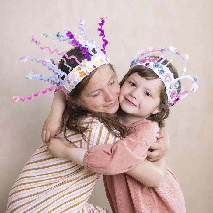 Kit créatif pour activités manuelles - Bonbons - Couleurs pastel - 900 pcs