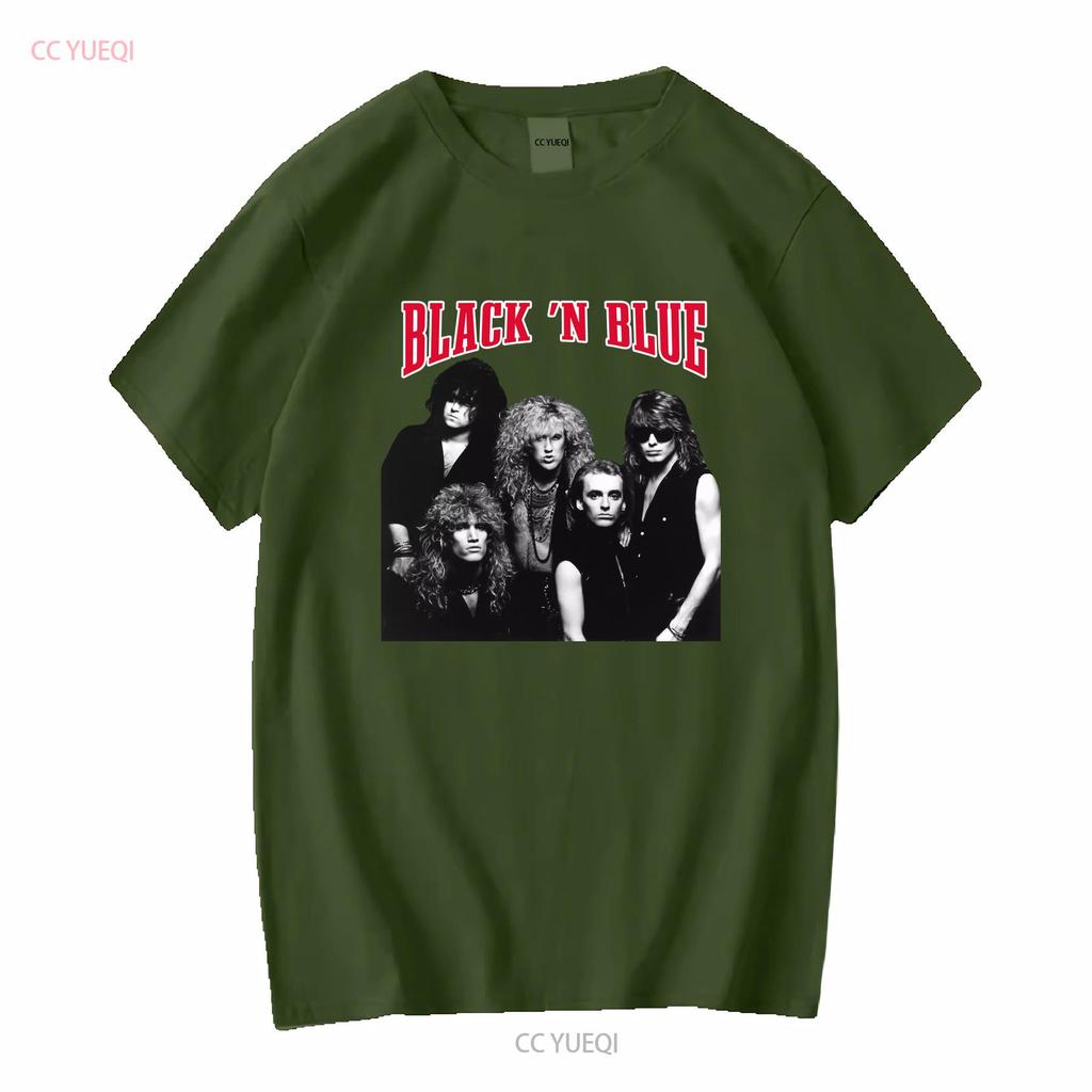 Rare Black N Blue Band Member All Size GifT T Shirt S 4XL long or short sleeves vintage Washed Soft graphic streetwear