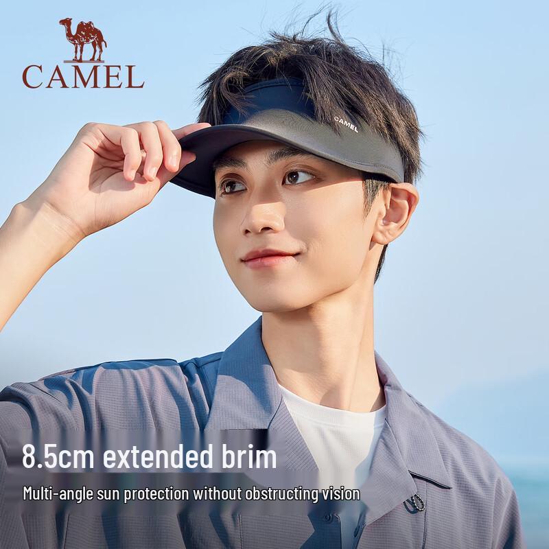 CAMEL UPF50+ Бесшовная шляпа-козырек от солнца