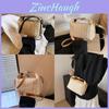 Chic Black And Khaki Pu Woven Shoulder Bag For Summer Beach Vacation Style