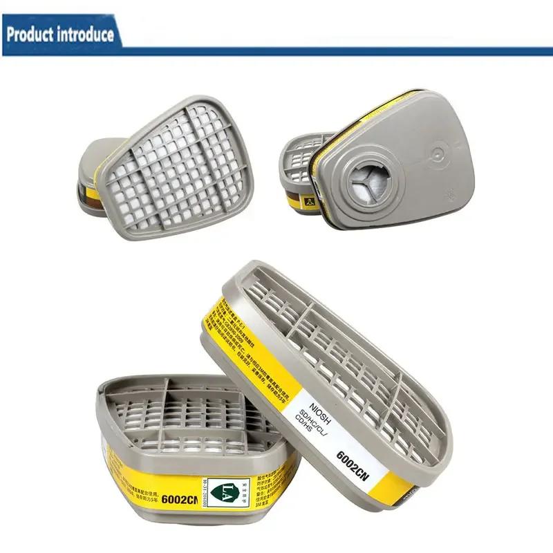 6001 6002 6004 Pudełko na naboje Zestaw filtrów bawełnianych 5N11 Do masek 3m 6200 7502 6800 Pył Gaz Chemikalia Malowanie Natryskiwanie Respirator