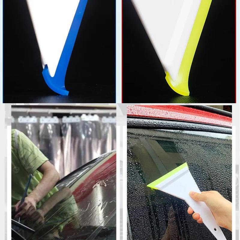 1Pcs Window Tint Tool Car Windshield Squeegee with Insert Rubber Blade Windows Glass Film Installation Scraper Water Wiper