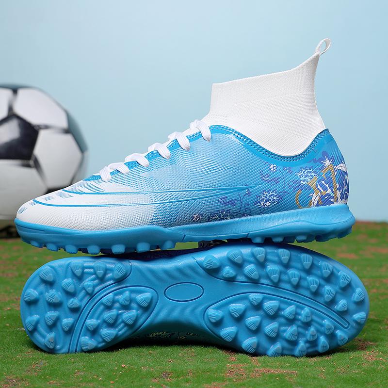 New Men Soccer Shoes for Professional Unisex Futsal High-Football Boots for Quality Match Ultralight Hot Sale Gentle Cleats TF/FG Trainers