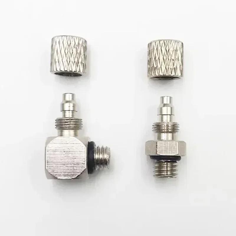 10/50/200Pcs Male Thread M3 M4 M5 M6 Mini Pneumatic Pipe Connector Screw Through Quick Fitting OD Air Tube Fast Twist Joint