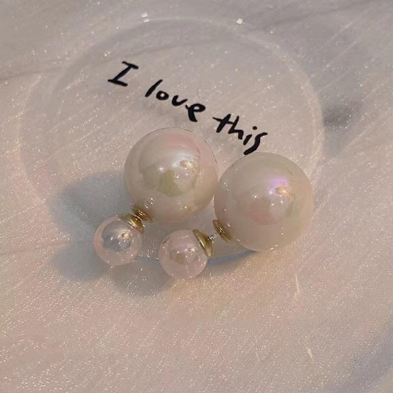 Exquisite Full-diamond Sweet Bow-shaped Pearl Stud Earrings for Women, Fashionable, Simple, Small, and Versatile. Ear Jewelry.