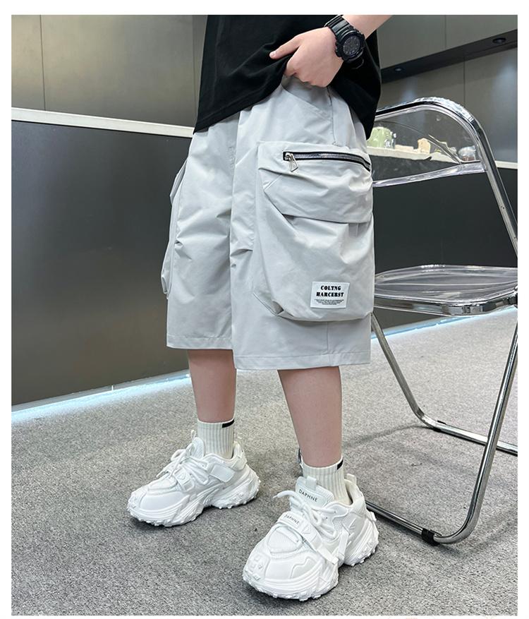 Children's Clothing Boys' Summer Shorts Pants 2026 New Thin Summer Clothing Mid Size Children's Mid Size Work Pants Trend