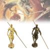 Unique Antique Style Sun Wukong Brass Statue Majestic Desktop Art For Collectors