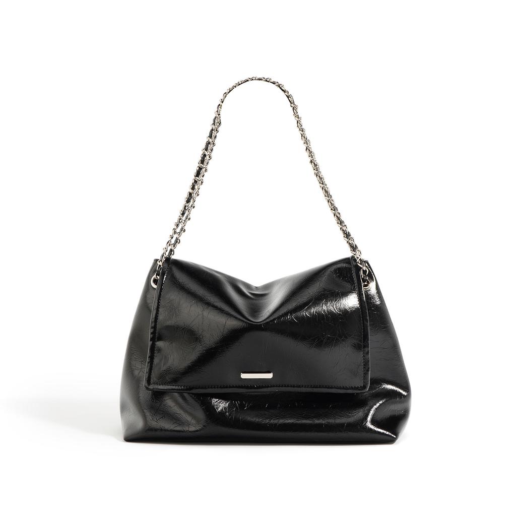Niche Design Chain Bag New Shoulder Tote Bag Women's Cowhide Large-capacity Commuter Messenger Bag
