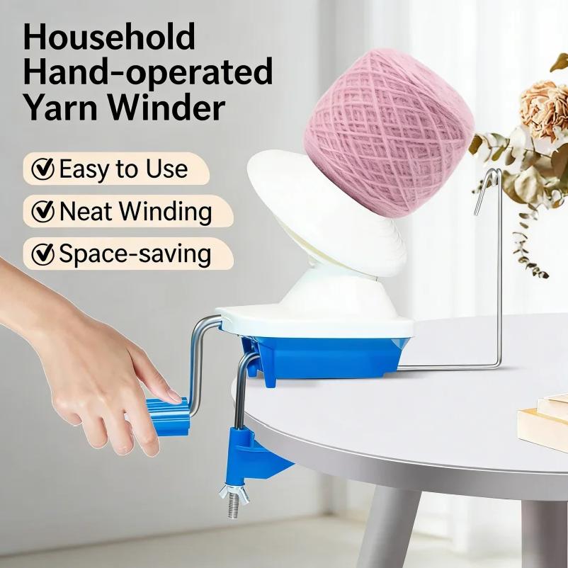 Manual yarn spinning and winding machine, small yarn ball sorting and winding machine