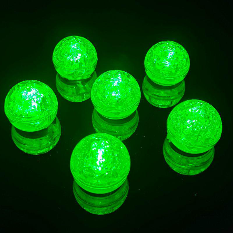 LED Ice Cube Bath Toys - Water-Activated Light-Up Balls for Babies, Bars, and Events