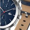 LacoSte Men S Leather Quartz Watch LacoSte Play