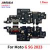 USB Dock Connector Charging Port Flex Cable For Moto G04 G14 G24 G34 G54 G53 G84 5G G13 G22 G23 Charger Board With Mic Module