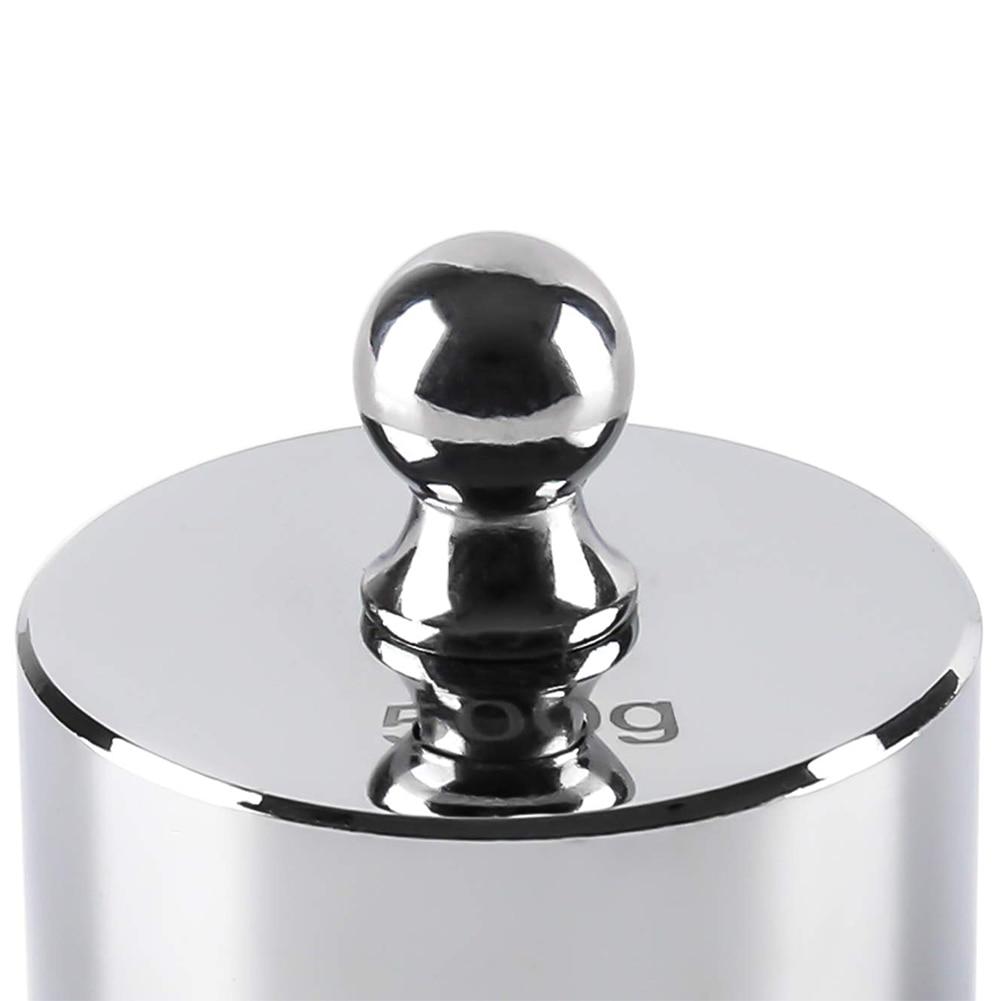 8-teiliges 1000-g-Kalibriergewichts-Gramm-Set aus verchromtem Stahl mit Etui für digitale Schmuckwaage, Wissenschaftslabor, pädagogisches Gewicht