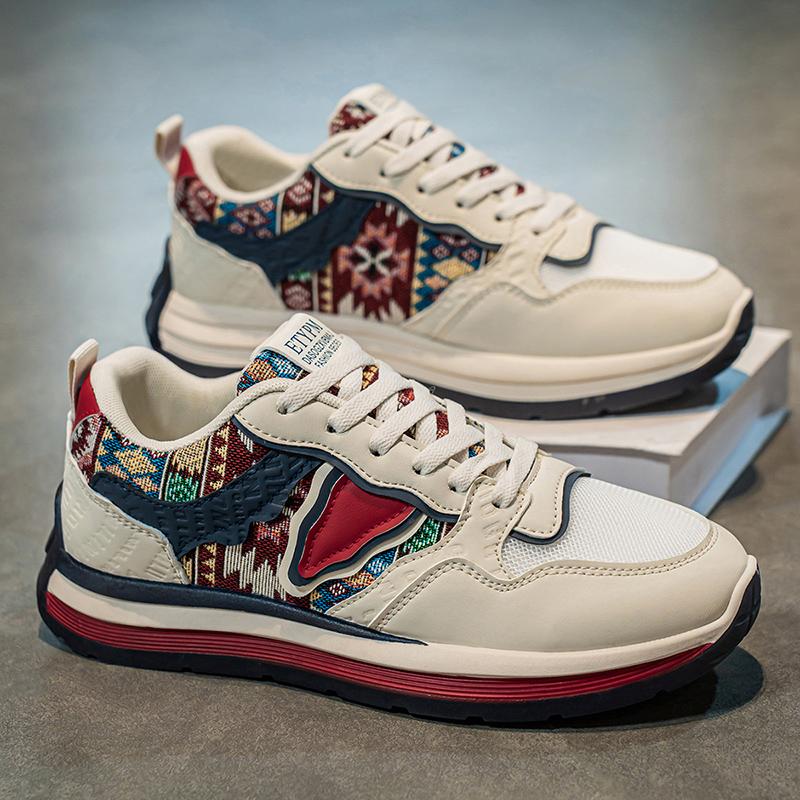 

Fashion Outdoor Breathable Men Casual Shoes Fashion Designer Casual Sneakers Anti-Slip Soft Mens Sport Shoes Anti-Slip Walking Shoes 39