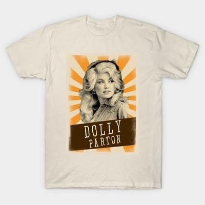 Camiseta Dolly Parton Estética Vintage Años 70 Camiseta Unisex
