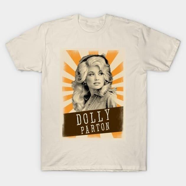 Vintage Aesthetic Dolly Parton 1970s T-Shirt Unisex T-Shirt L
