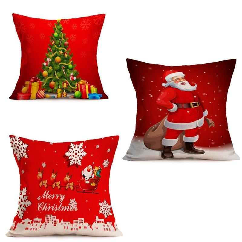 Buy Comfortable Sofa Pillow Case Cushion Cover For Christmas Decoration
