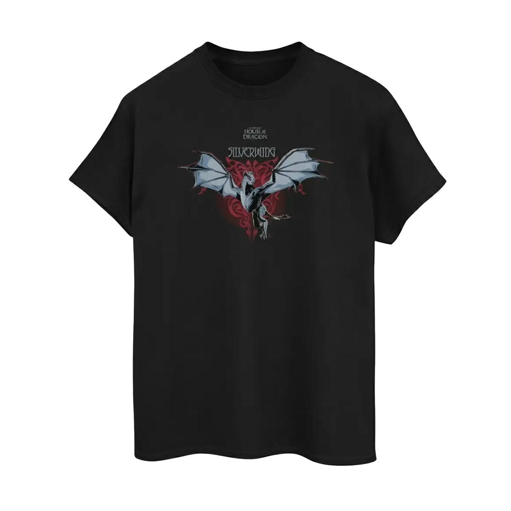 House Of The Dragon Herren Silverwing Drache Baumwoll-T-Shirt