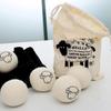 Wool Dryer Balls for Fluffy, Anti-static, Quick-dry Laundry