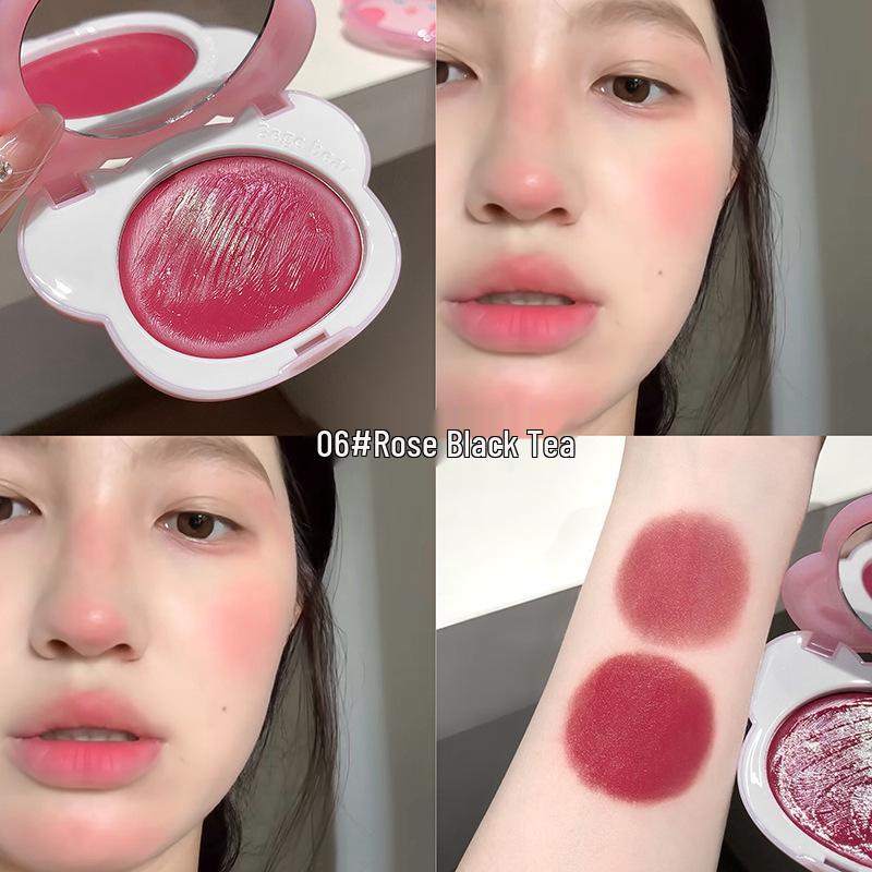

Makeup Gege Bear Hydrating Silky Blush Cream Palette - Energetic and Natural Color Enhancing Blush for a Girly Touch