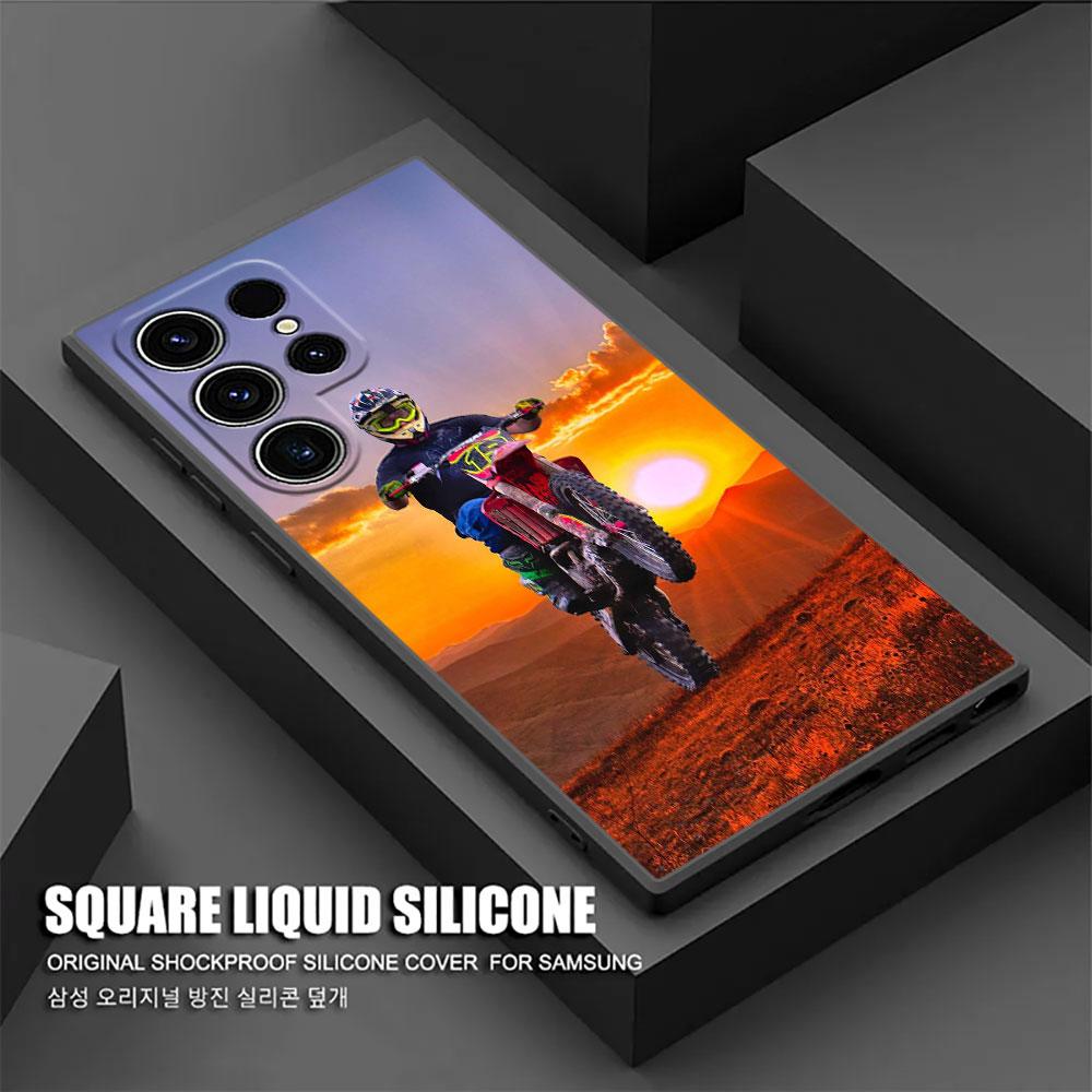 Motorbike Motocross Moto Cross Dirtbikes S26Ultra Case For Samsung Galaxy S26 S25 S24 S23 S20 S21 FE S22 Ultra Plus Phone Cover