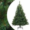 Artificial Foldable Christmas Tree Green 150 Cm PVC Steel
