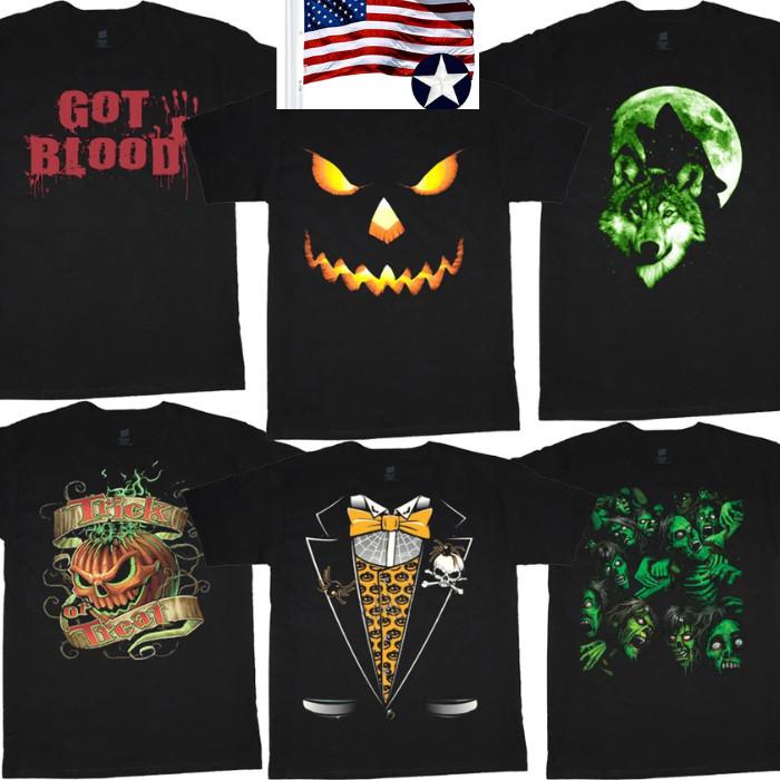 

Halloween s for men scary decals funny easy costume ideas design tee Unisex T-Shirt S