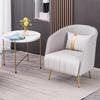 Luxury Single sofa Nordic Design living room furniture balcony velvet armchair beauty salon waiting chair lobby soft chairs