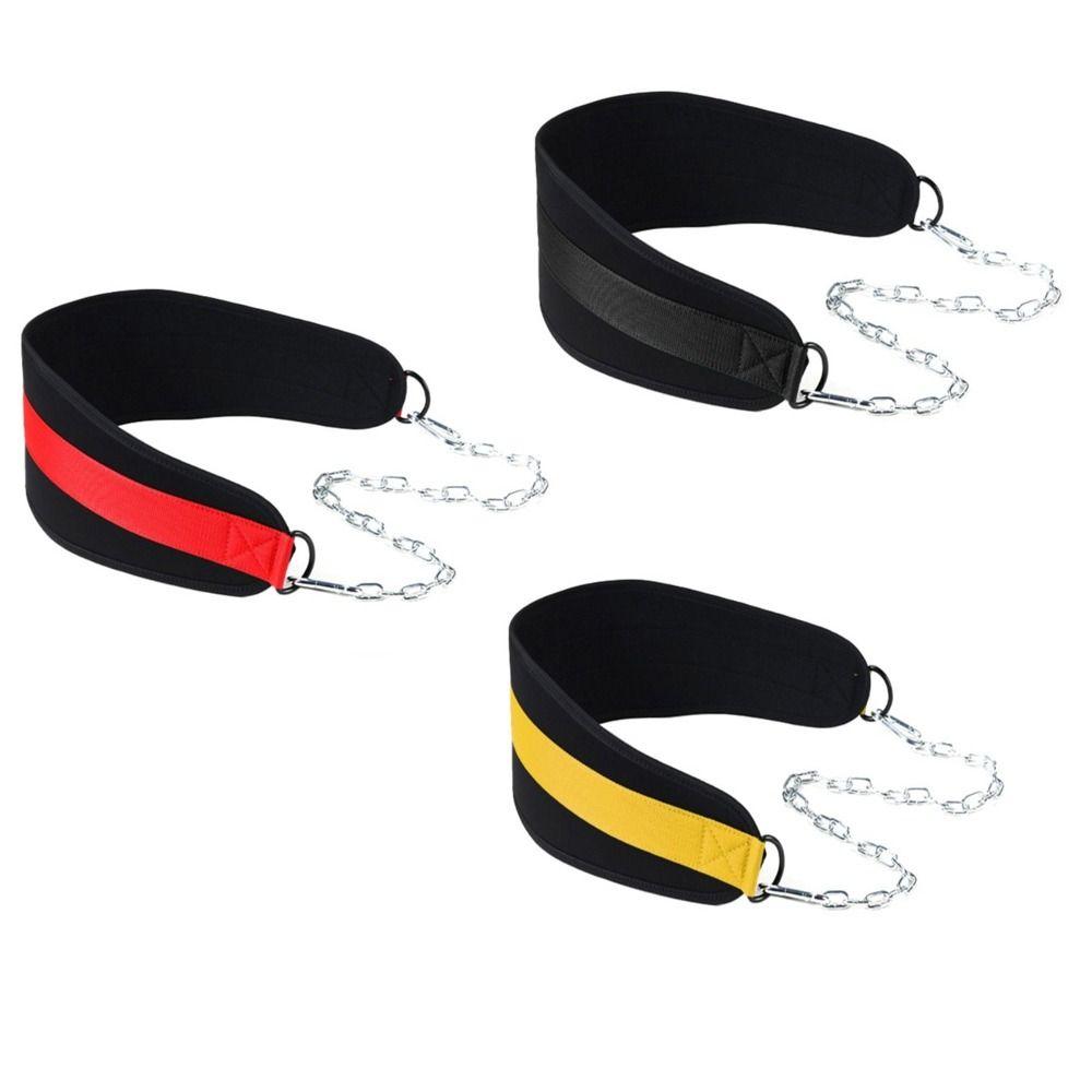 With Chain Pull-up Belt Weight Lifting Weightlifting Belt Weighted Dip Belt  Weight Lifting