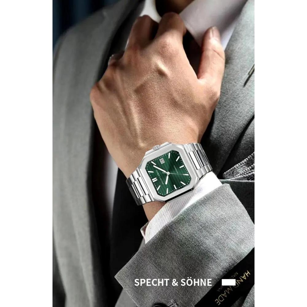 2025 Men's Classic Cubic Automatic Mechanical Watch 50M Waterproof Luminous Sapphire Crystal Reloj Hombre 41MM
