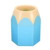 1Pcs Pencil Shaped Make Up Brush Pen Holder Pot Office Stationery Storage Organizer School Supplies for Kids Cute Pens Holder