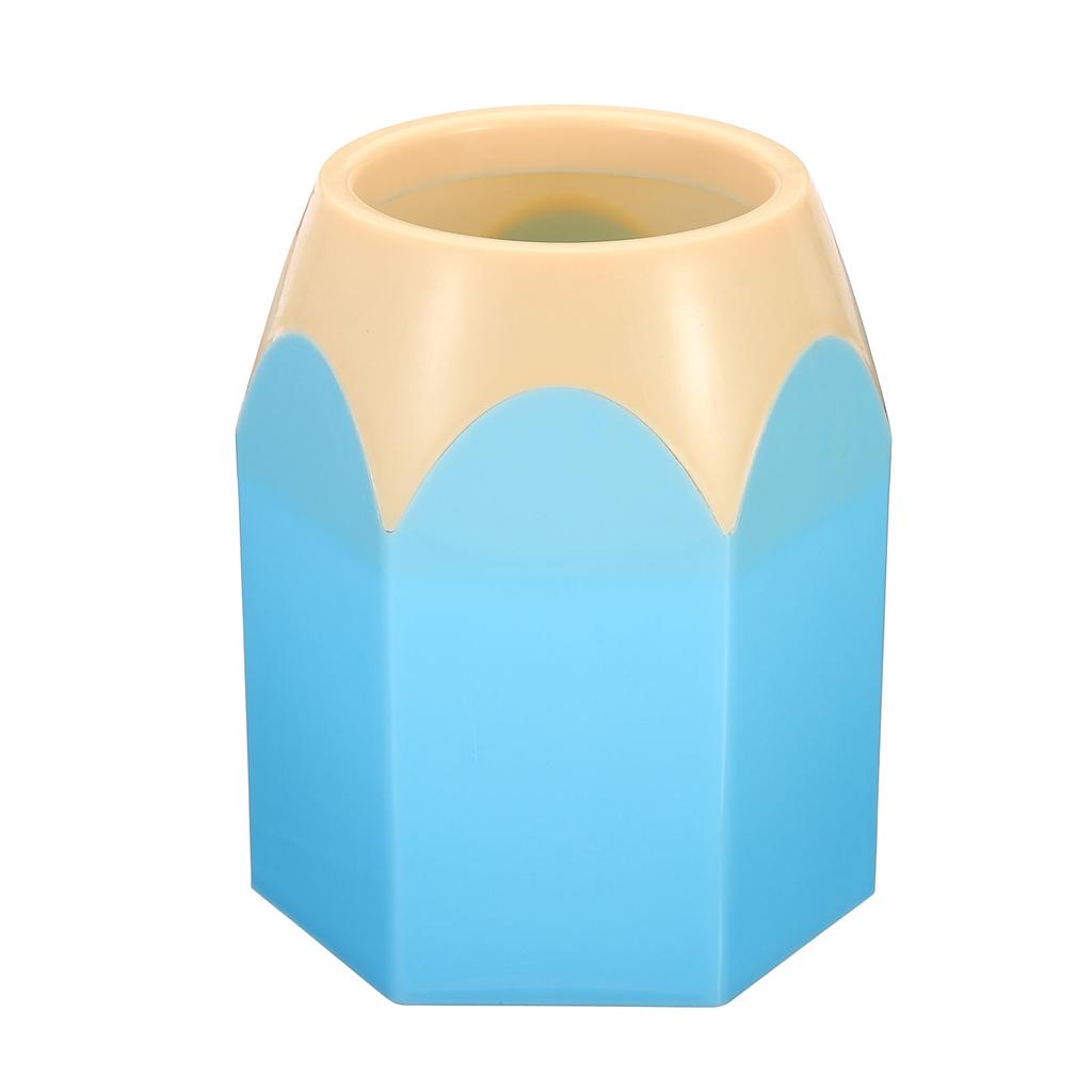 1Pcs Pencil Shaped Make Up Brush Pen Holder Pot Office Stationery Storage Organizer School Supplies for Kids Cute Pens Holder