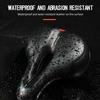 Mountain Bike Shock-absorbing Seat Cushion Big Ass Widening Comfortable Soft Saddle Bicycle Accessories with Warning Light