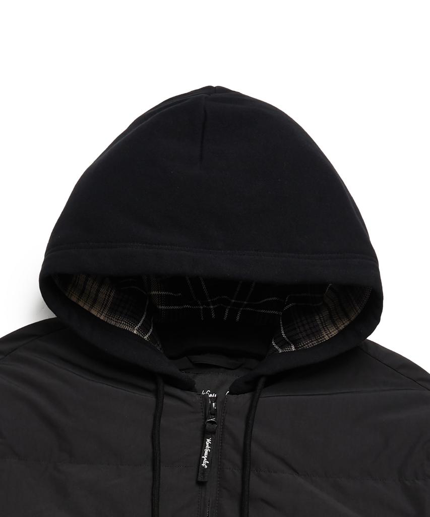Mark Gonzales Detachable Hood Alley Light Down Jacket - Black