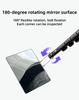 Telescopic Handheld Under-Vehicle Inspection Mirror with Convex and Flat Options for Car Roof and Container Checks