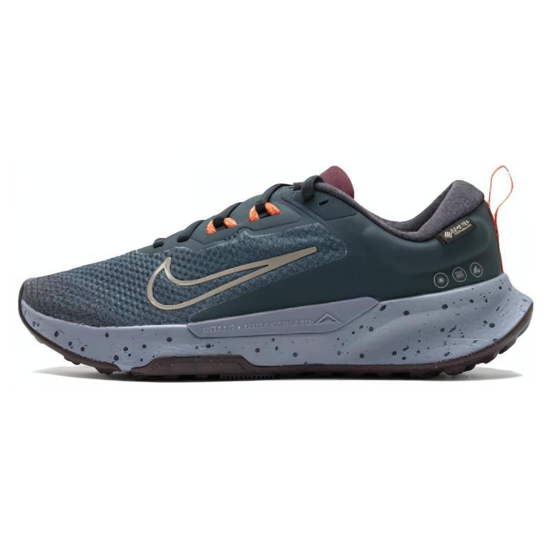 

Nike Juniper Trail 2 Gore Tex Deep Jungle Night Maroon Safety Orange Khaki Women s Sneakers FB2065-300 37.5 серый