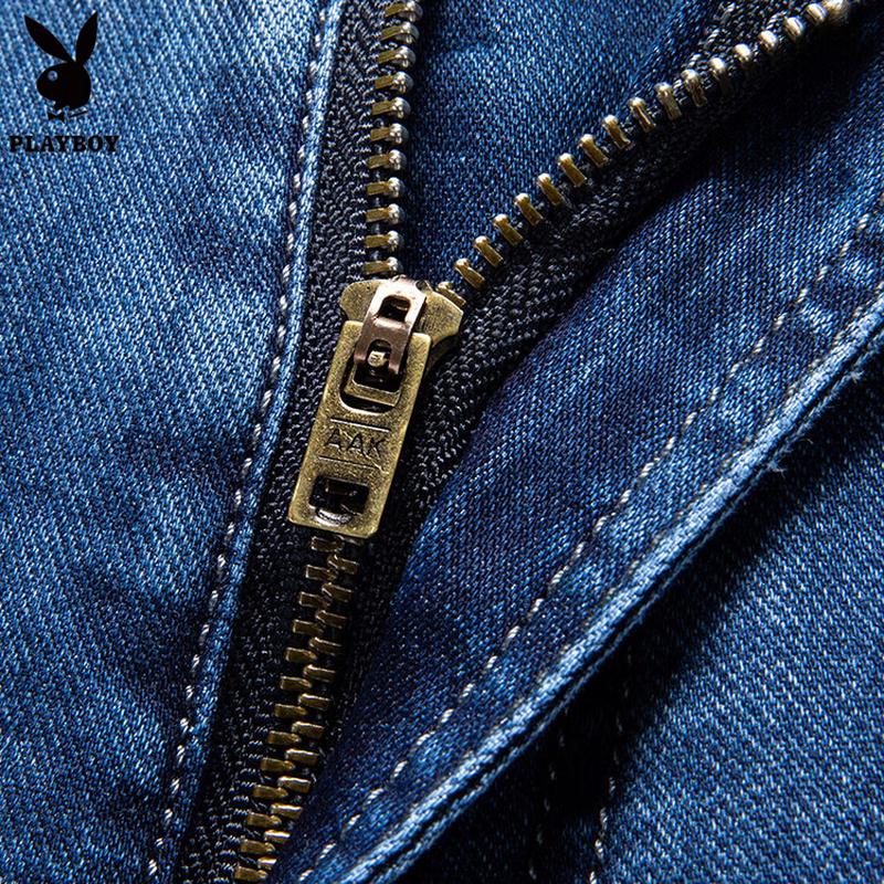 PLAYBOY Men's 2026 Summer Loose Fit Denim Shorts