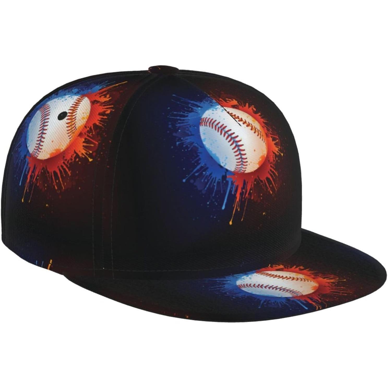

Baseball Ball Baseball Cap for Men Women Adjustable Trucker Hat Snapback Sun Dad Cap Lightweight Unisex for Summer Sport Travel One Size