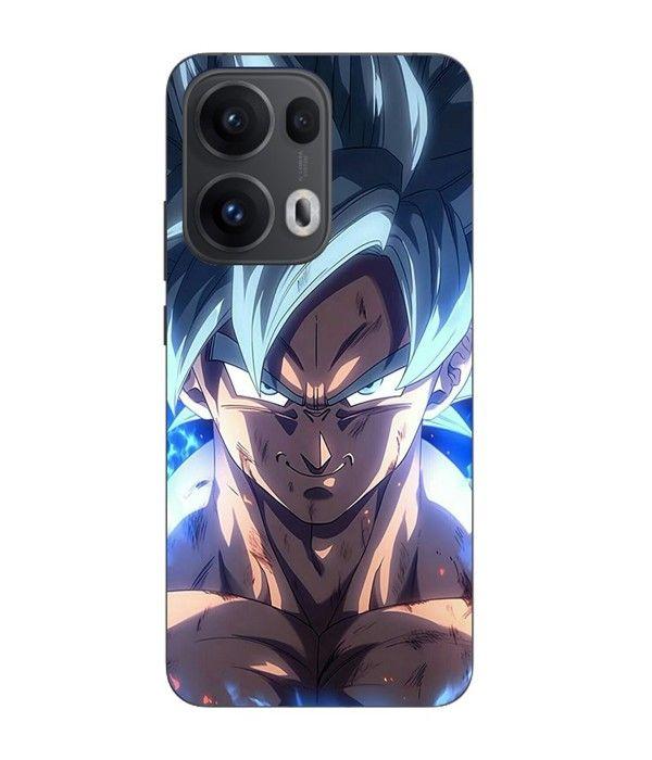 Coque Maniacase Pour Oppo Reno 13 Pro 5G Dragon Ball Z GOKU Ultra instinct face énervé