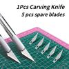 Scrapbooking Carving Knife Card Making Precision Cutting Hobby Knife Paper Carving Craft Pottery Clay Sculpture Ceramics Tools