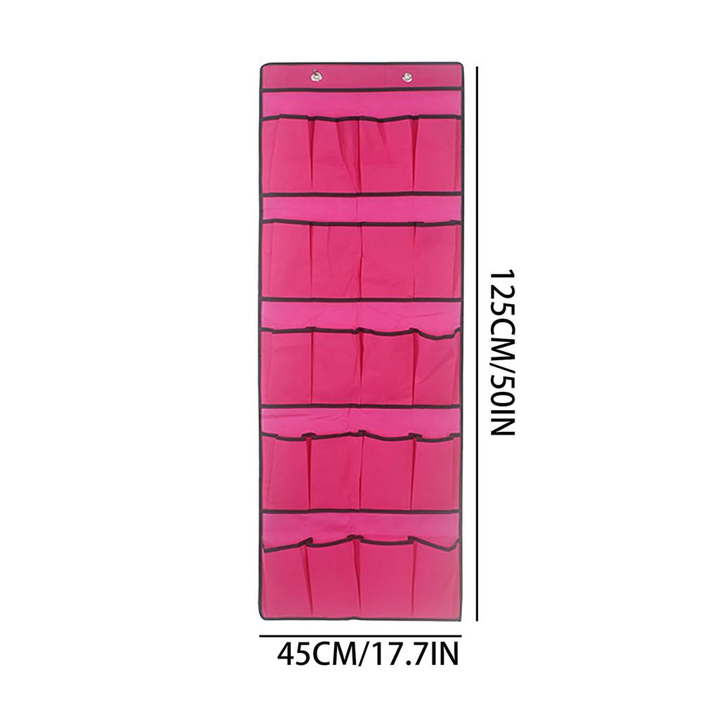 20  Door Back Shoe Hanging Bag Wall Non-woven Cosmetic Shoes Underwear Organizing Bag